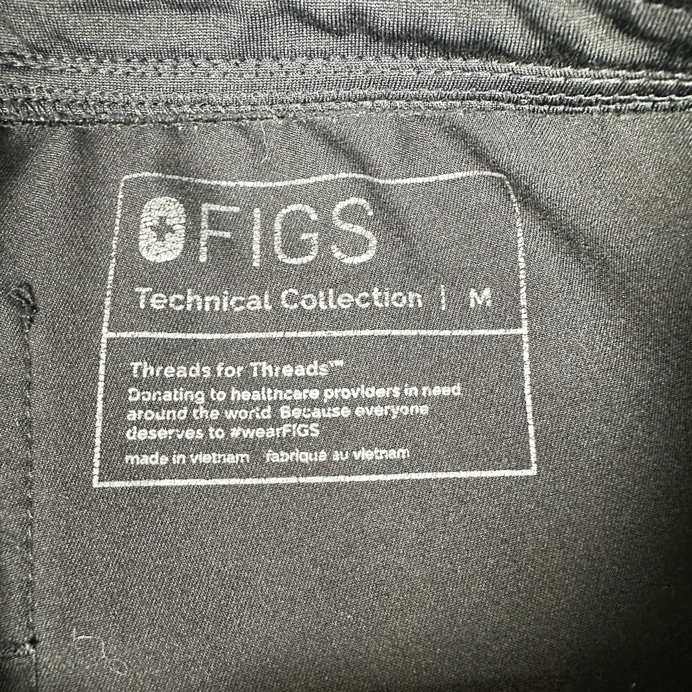 Figs Technical Collection Women's Zamora Jogger Scrub Pants Black Size Medium - Picture 6 of 10